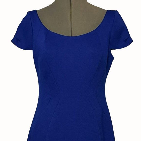 TAHARI Ultraviolet (Cobalt Blue) Talisa Dress NWT - Picture 7 of 12